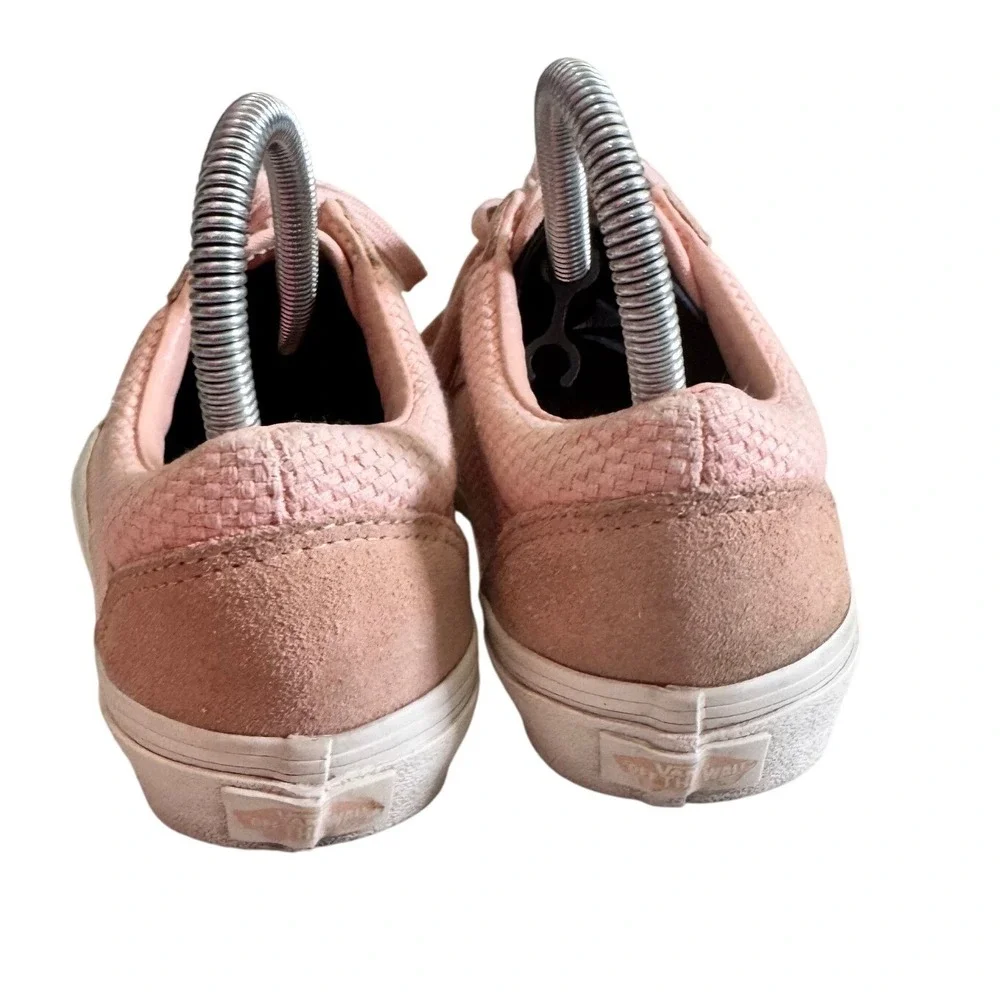 Vans Old Skool Pink Suede Canvas Sneakers Women's Size 6.5 Casual Shoes